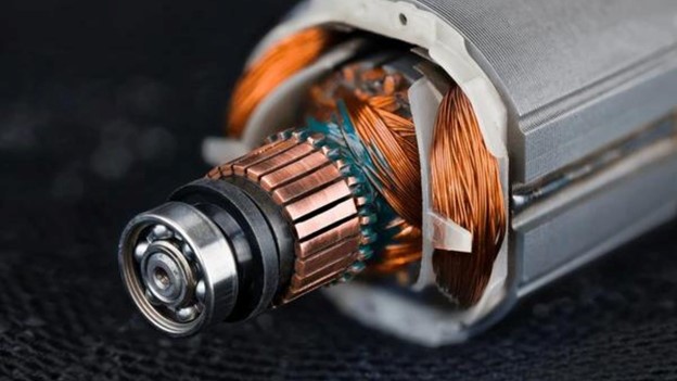 Close up view of X team BLDC motor