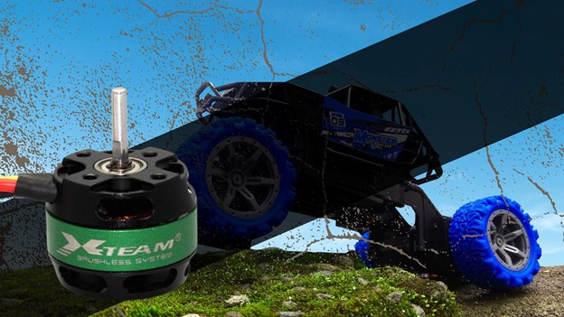 Image indicating how X team Coreless motor use in RC motor