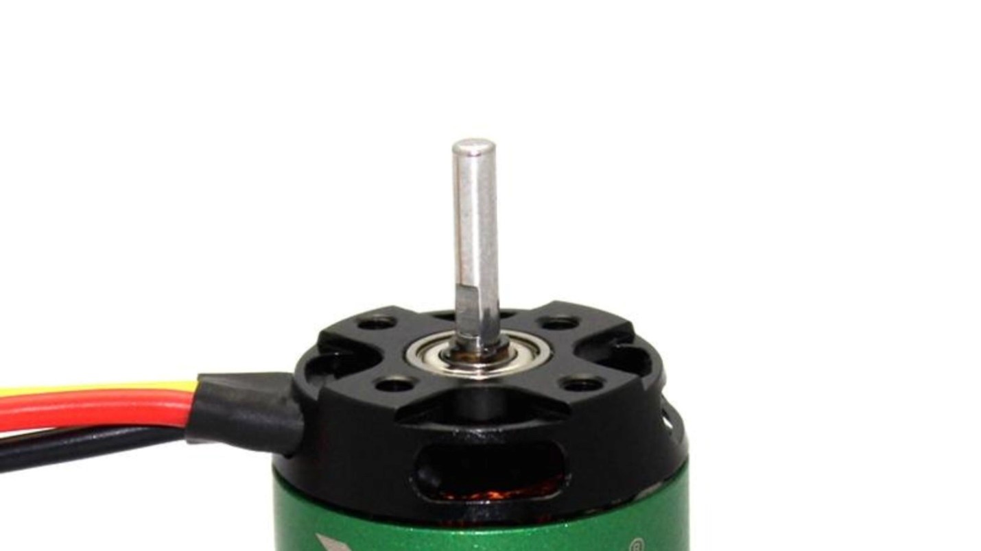 Close up Upper view of X team servo motor