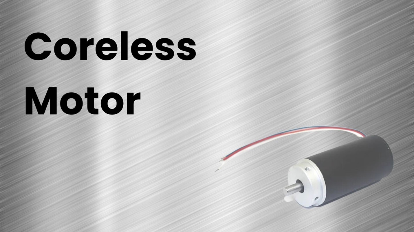 Close up view of X team Coreless Motors