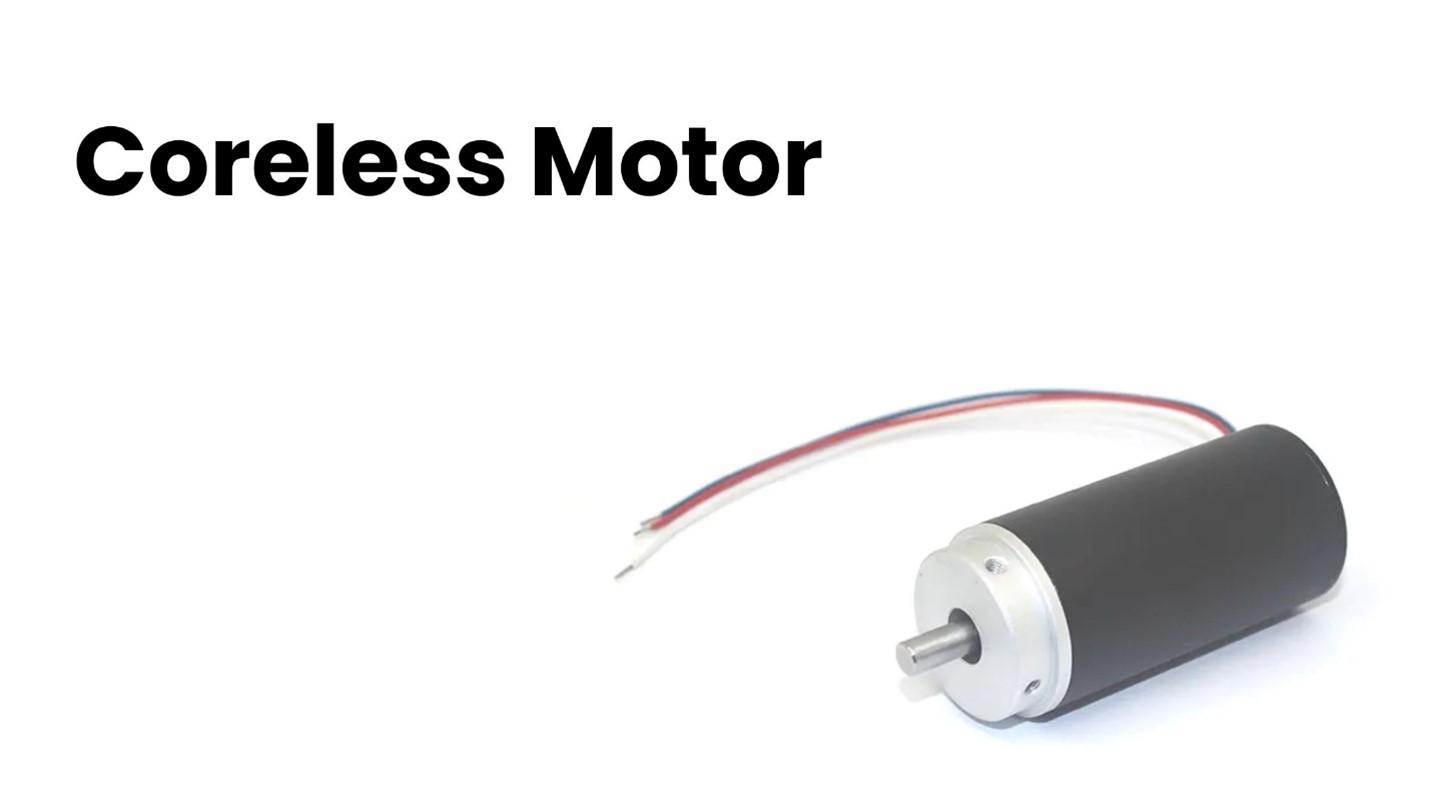 Close up view of X team Coreless Motor