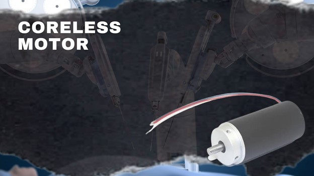 Close up view of X team Coreless Motor