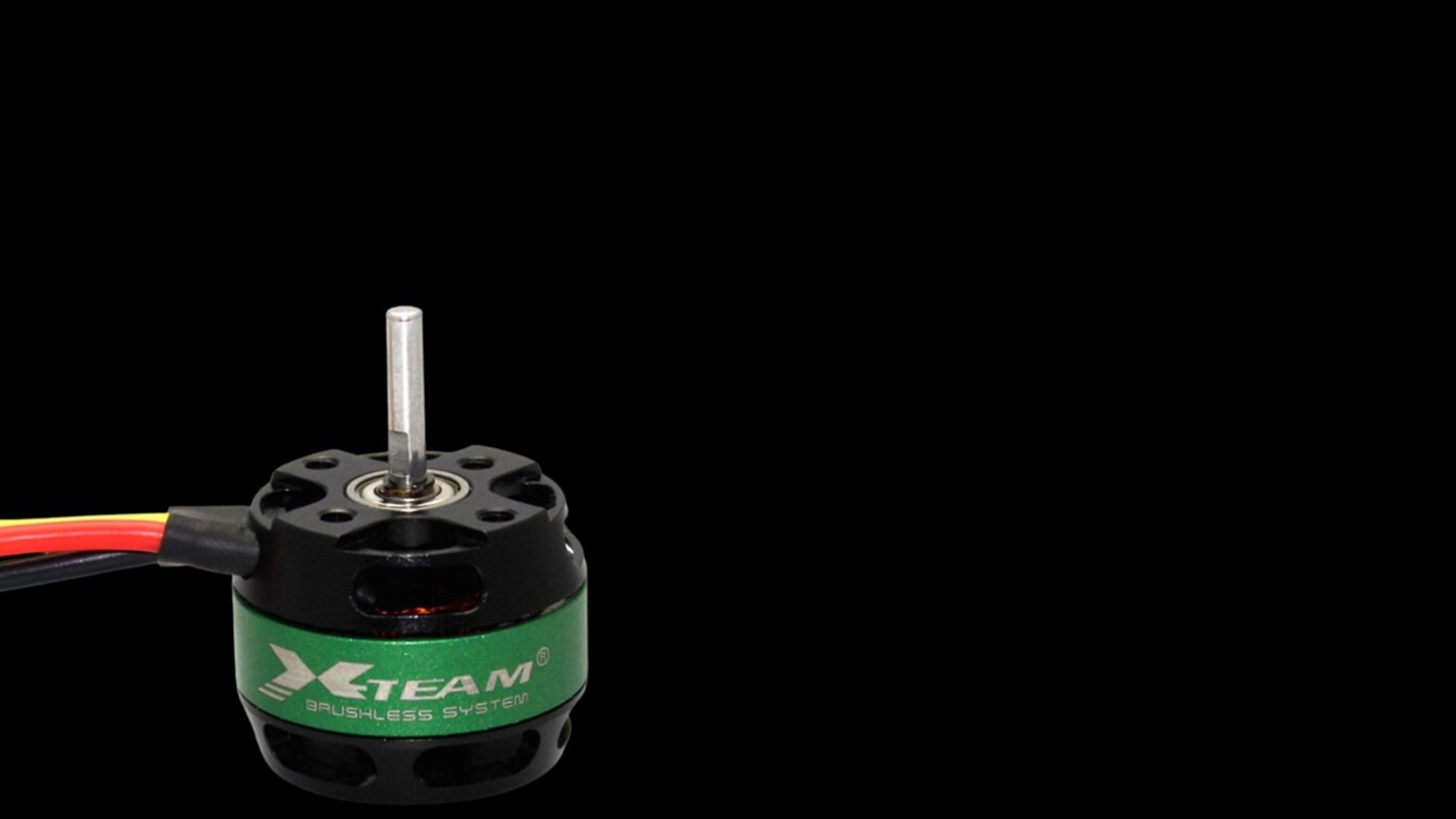Precision X team Sensored Motor Placed in black background
