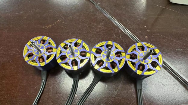 X team Drone Motor placed on table Motors Driving
