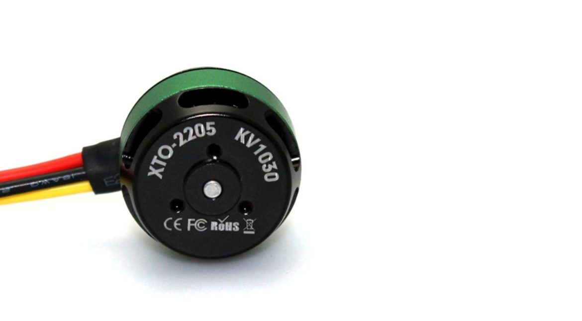 Back up view of X team Servo Motor lying on table