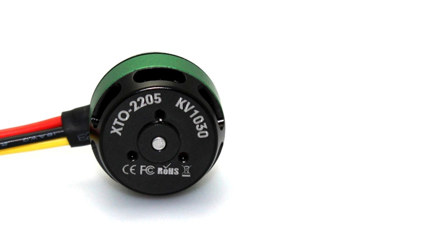 Back up view of X team Servo Motor lying on table