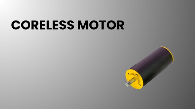 Close up view of X team Coreless Motor