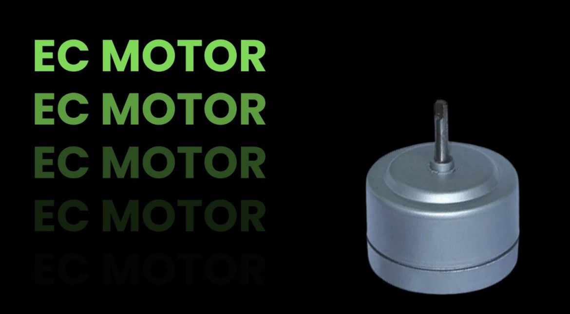 X team EC Motor in black Background