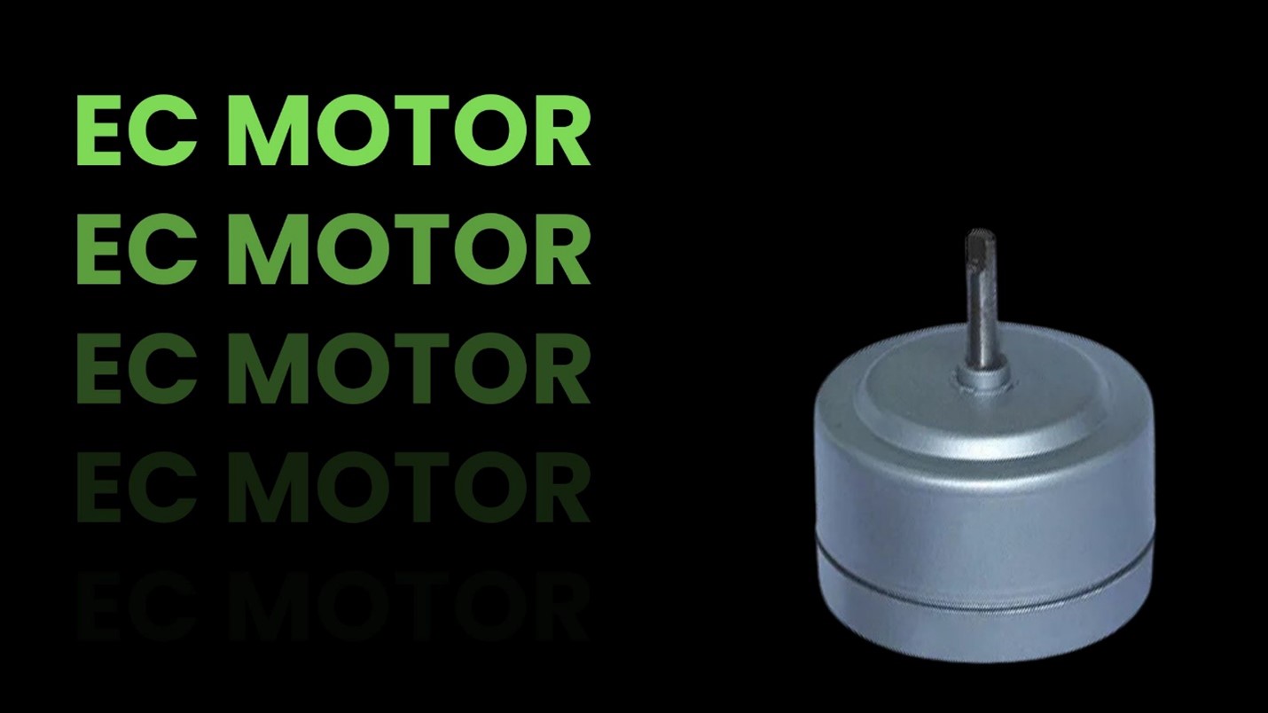 X team EC Motor in black Background